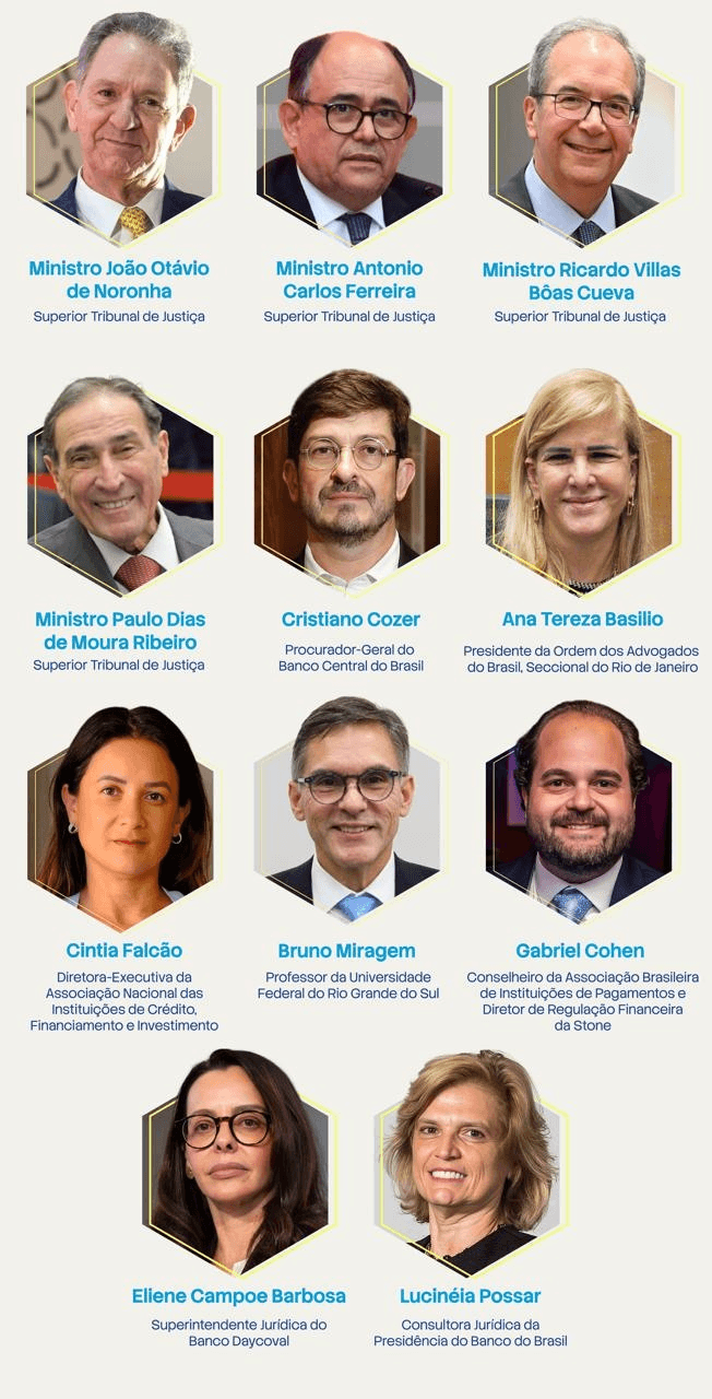Palestrantes confirmados do III Seminário Nacional sobre Crédito